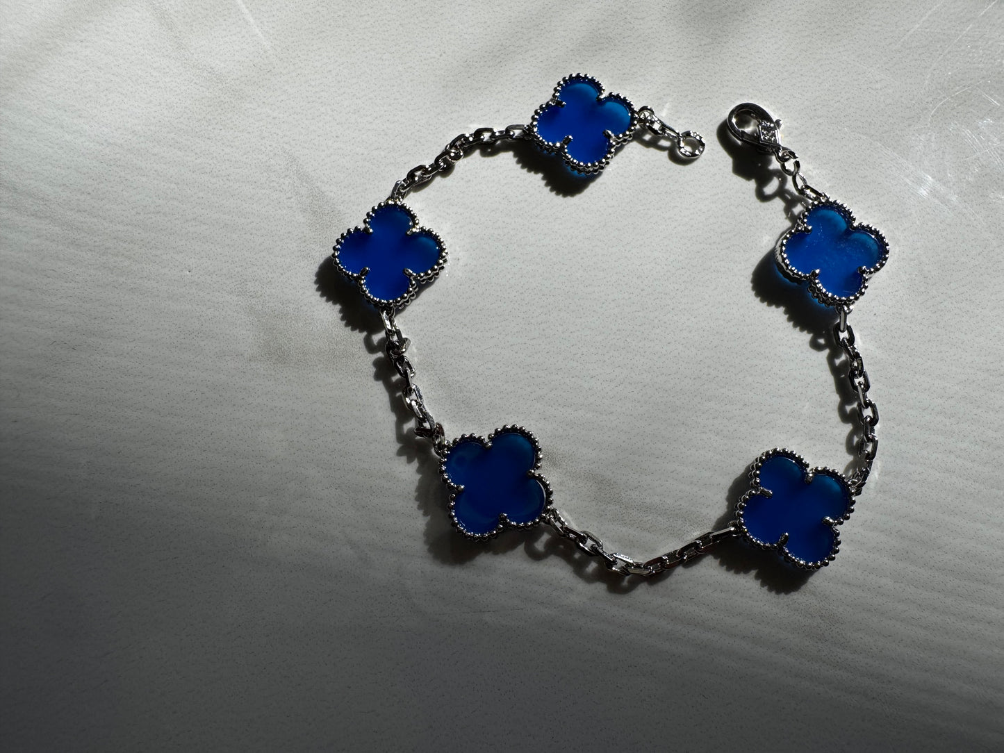 Silver Clover Bracelets