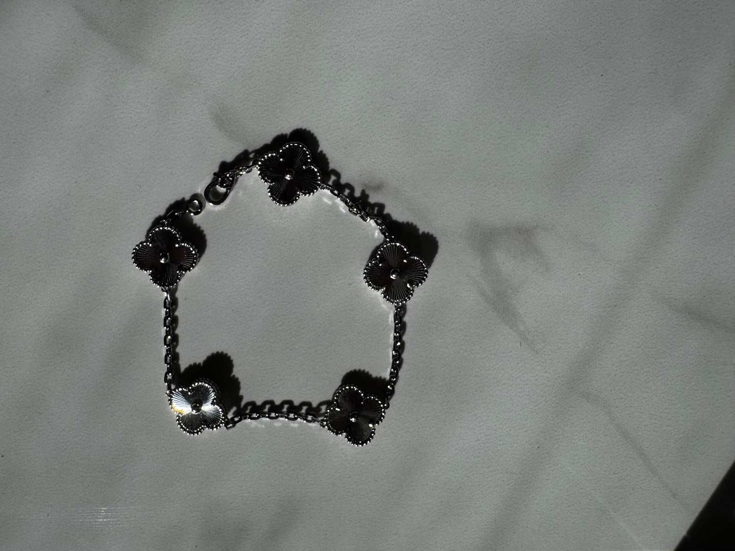 Silver Clover Bracelets