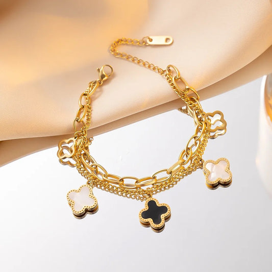 Clover Charm Bracelet