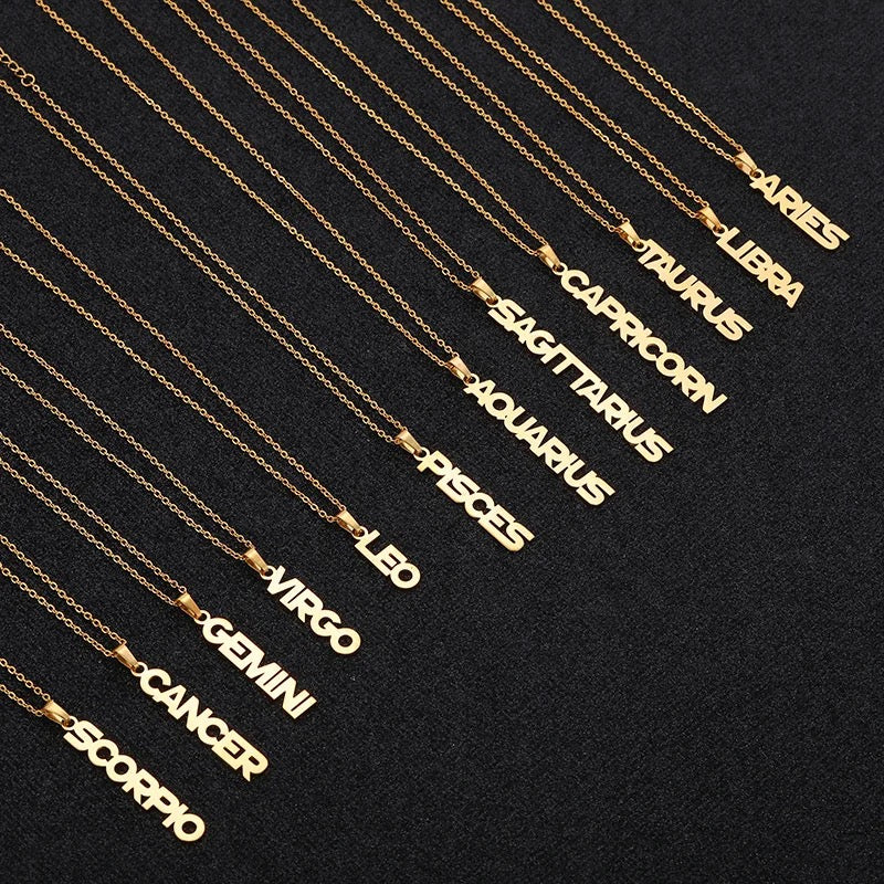 Zodiac Horoscope Necklace